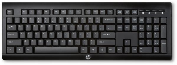 HP K2500 Wireless Keyboard DE schwarz (E5E78AA#ABD)