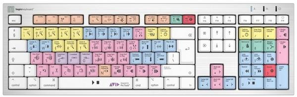 LogicKeyboard Avid Pro Tools Mac Tastatur UK mehrfarbig (LKB-PT-CWMU-UK)