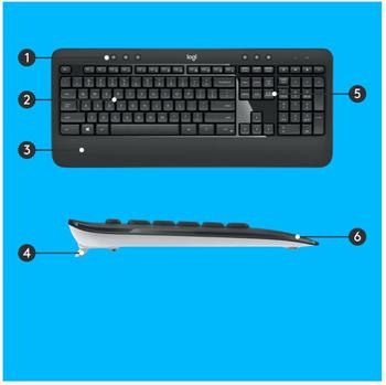 Logitech MK540 Advanced (US) – Perfekte Kombination für den Multimedia-Einsatz
