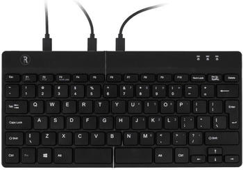 R-GO Tools R-Go Split Tastatur, QWERTY (ES), schwarz,