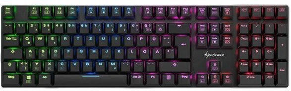Sharkoon PureWriter RGB Tastatur Kailh Blue US