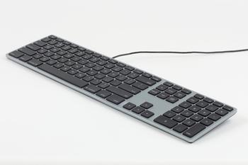 Matias Aluminum Erweiterte Tastatur US spacegrau (FJ318LB)