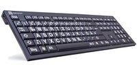 LogicKeyboard LKB-LPWB-BJPU-FR Tastatur, XL-Print Nero on (PC) Schwarz/Weiß