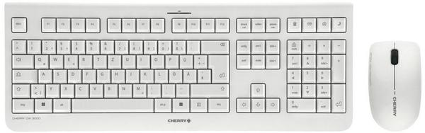 Cherry DW 3000 Funk-Tastatur,- Maus-Set Weiß