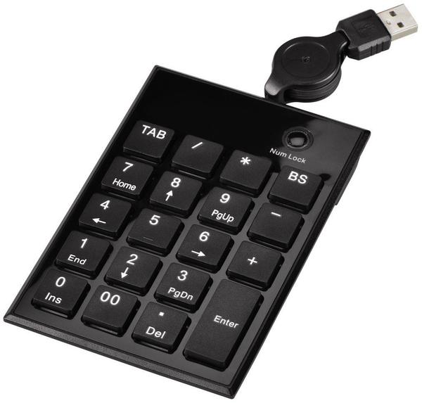 Hama SK 140 Slimline KeyPad (schwarz)