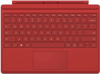 Microsoft Surface Pro 4 Type Cover (rot)(DE)