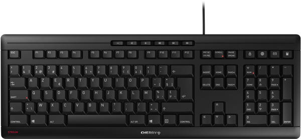CHERRY STREAM Keyboard black (BE)