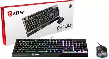 MSI VIGOR GK30 Combo (DE) Schwarz – Perfekte Ausrüstung für Gamer: Die MSI VIGOR GK30 Combo (DE) Schwarz