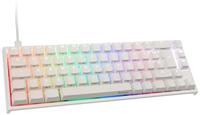 Ducky Kompatibel mit One 2 SF Gaming Tastatur, MX-Red, RGB LED &ndash; Wei&szlig;