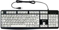 Geemarc KBSV3 - Tastatur - USB - QWERTZ - Deutsch - wei&szlig; (KBSV3_WH_GE)