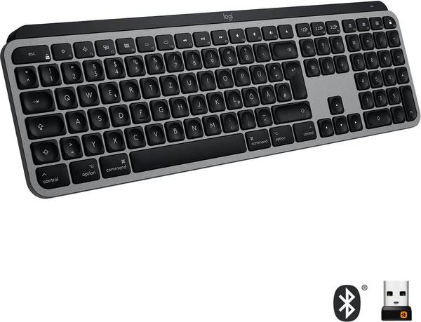 Logitech MX Keys für Mac (space grau)(DE)
