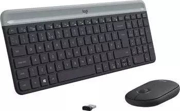 Logitech Slim Wireless Combo MK470 (graphite)(DE)
