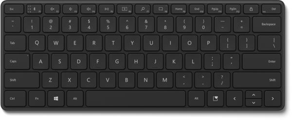 Microsoft Designer Compact Keyboard schwarz (DE)