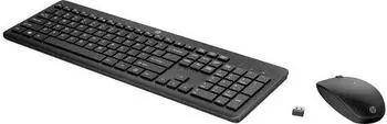 HP 230 Wireless Tastatur-und-Maus-Set (DE) Schwarz