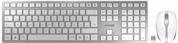 CHERRY DW 9100 SLIM (DE) silver/white