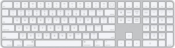 Apple Magic Keyboard mit Touch ID und Ziffernblock (US) Weiß