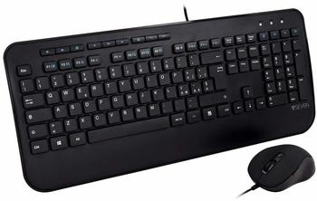 V7 USB Keyboard with Palm Rest and Ambidextrous Mouse Combo (IT)