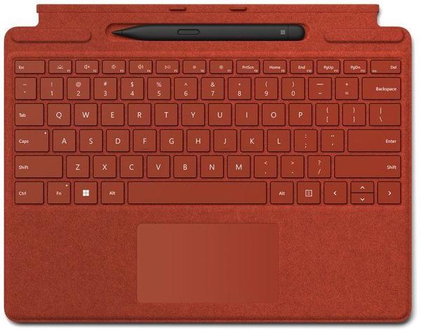 Microsoft Surface Pro Signature Keyboard + Slim Pen 2 Red (DE)