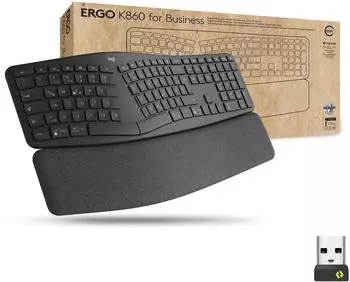 Logitech ERGO K860 Split for Business (DE) – Entdecken Sie die Ergonomie neu mit der Logitech ERGO K860 Split for Business (DE)