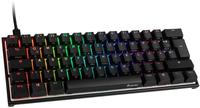Ducky Mecha Mini Gaming Tastatur inklusive RGB-Beleuchtung mit MX Red Switches, 60%