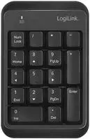 Logilink Keypad Bluetooth, mit 17 Tasten, V5.1, schwarz Eingabe / Ausgabe M&auml;use &