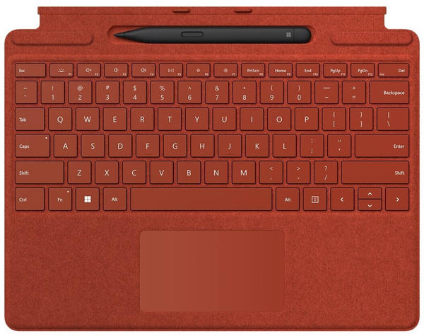 Microsoft Surface Pro Signature Keyboard + Slim Pen 2 Red for Business (DE)