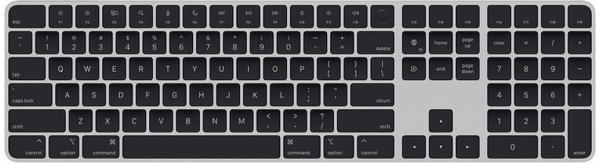 Apple Magic Keyboard mit Touch ID und Ziffernblock (US) Schwarz