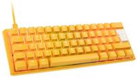 Ducky One 3 Yellow - Mechanische Gaming Tastatur Deutsches Layout im Mini-Format (60%