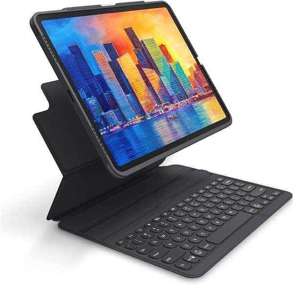 Ausstattung & Allgemeine Daten ZAGG Pro Keys Keyboard Bookcase iPad Pro 12.9 (2018 / 2020 / 2021) Charcoal