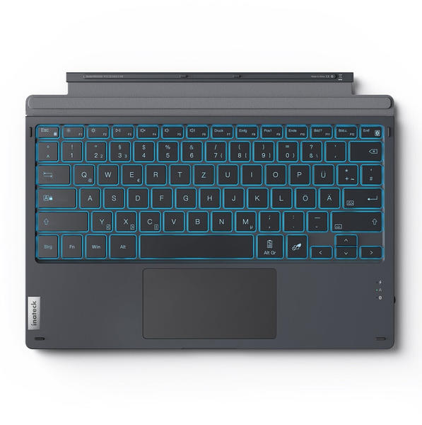 Microsoft Surface Pro Tastatur, Kompatibel mit Surface Pro 7/7+/ 6/5/4/3 (DE) Grau