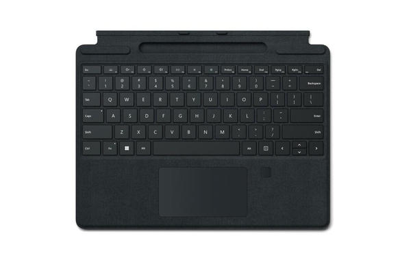Microsoft Surface Pro Signature Keyboard + Fingerprintreader schwarz (DE)