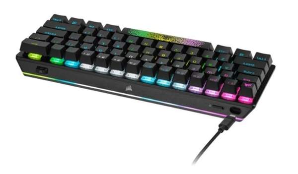 Corsair K70 PRO MINI WIRELESS Black (MX RGB Speed Silver) (DE)