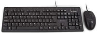 V7 IP68 Washable Antimicrobial Keyboard and Mouse Combo (UK)