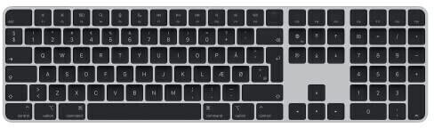 Apple Magic Keyboard mit Touch ID und Ziffernblock schwarz (DK)