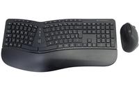 Conceptronic Wireless Keyboard+Mouse ergo Layout italien. sw - Tastatur - 1.600