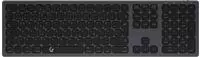 Keysonic KSK-8023BTRF (DE) Kabellos, Bluetooth&reg; Tastatur Deutsch, QWERTZ Anthrazit,