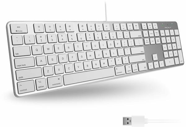 Macally iKEY5 Slim USB Keyboard Mac UK