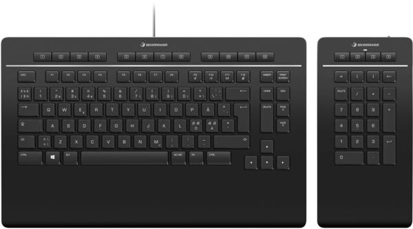 3Dconnexion Keyboard Pro with Numpad (Nordic)