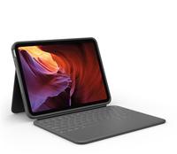 Rugged Folio - keyboard and folio case - QWERTY - Spanish - graphite Input...
