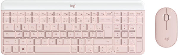 Logitech Slim Wireless Combo MK470 (pink)(FR)