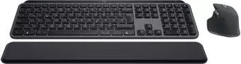 Logitech MX Keys S – Tastatur und Maus Set mit Membran-Technik für leises Tippen