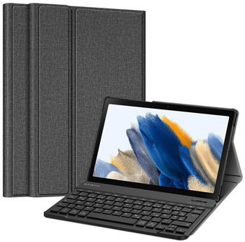 Fintie Tastatur Hülle für Samsung Galaxy Tab A8 10.5" 2021 Dunkelgrau