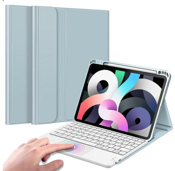 Fintie Tastatur Hülle für iPad Air 2022/2020 Eisblau