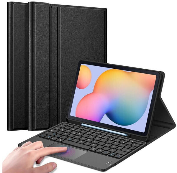 Fintie Tastatur Hülle für Samsung Galaxy Tab S6 Lite 10.4 Schwarz