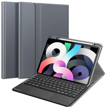 Fintie Tastatur Hülle für iPad Air 5 2022 / 2020 Space Grau