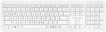 DeLock USB Tastatur 2,4 GHz kabellos wei&szlig; (12014)