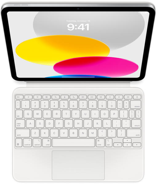 Apple Magic Keyboard Folio weiß für iPad (10. Generation) (US)