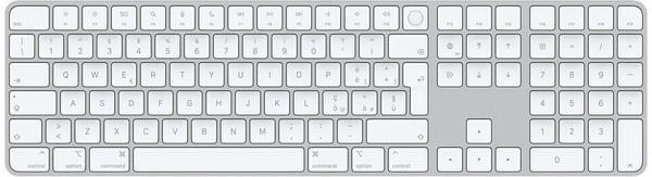 Apple Magic Keyboard mit Touch ID und Ziffernblock (IT) Weiß