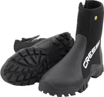 Cressi ReefTech RS Boots 5mm Neopren Stiefel mit Verst&auml;rkter Sohle (LX439538) schwarz