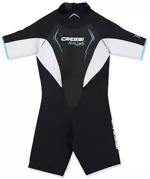 Cressi ALTUM Lady 3MM Shorty Wetsuit schwarz/rosa